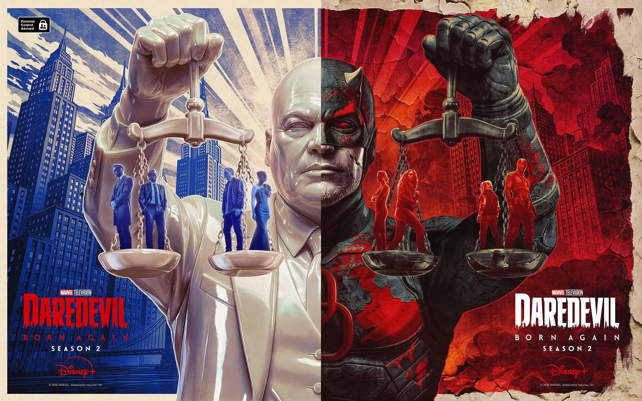 Daredevil: Born Again s2 promo poster